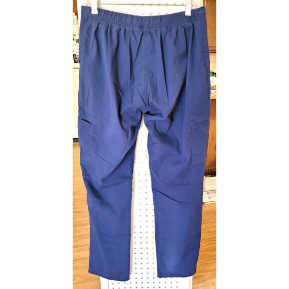 Scubstar Scrubs Unisex Pants Lot Sz S WM080 Wine Indigo Elastic Drawstring Front - Picture 6 of 11